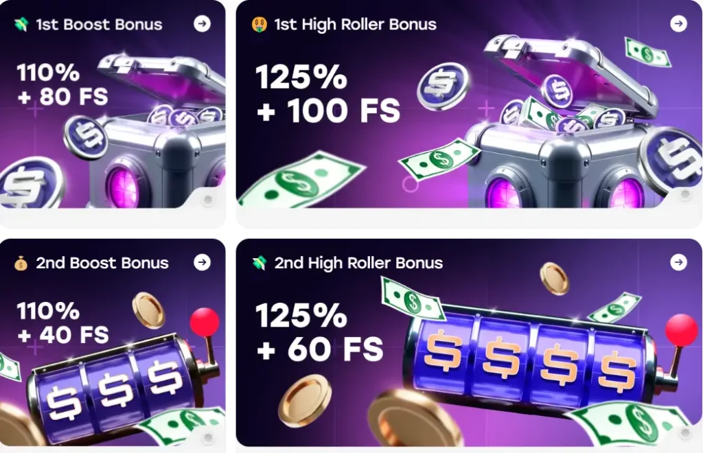 weiss casino boost and high roller bonus