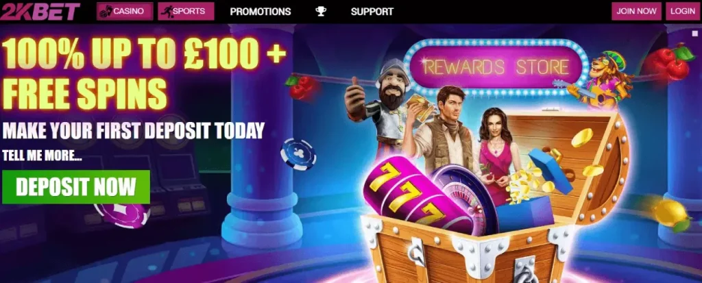 2kBet Casino User Interface 2kBet Casino User Interface