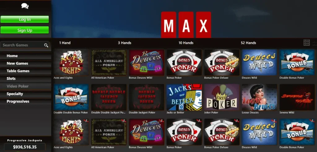 CasinoMax Video Poker CasinoMax Video Poker