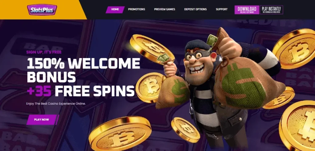 Slots Plus Casino - User Interface Slots Plus Casino - User Interface