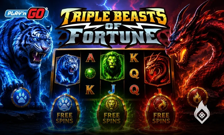 Play'n GO's Triple Beasts of Fortune Adds Three Free Spins Modes Play'n GO's Triple Beasts of Fortune Adds Three Free Spins Modes