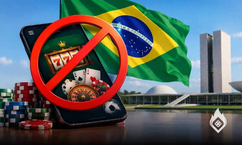 Brazil bans online betting and casinos