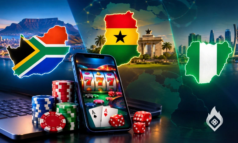 South Africa, Ghana, Nigeria, Online Gambling
